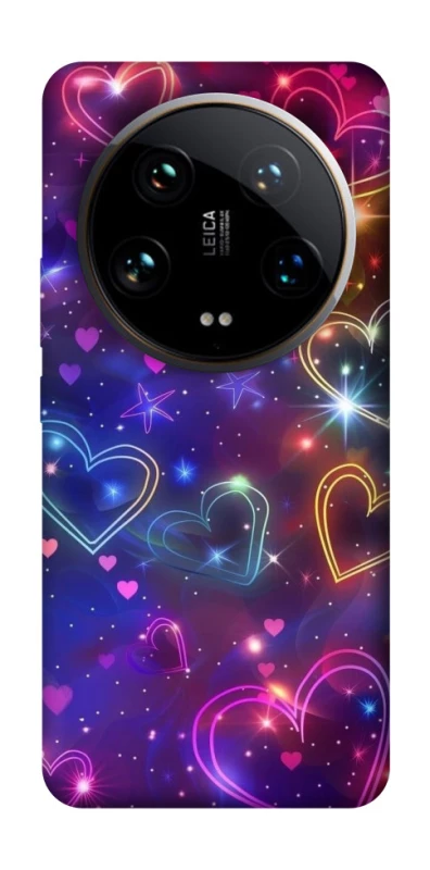 Чохол на Xiaomi 14 Ultra Drawn hearts фото 1 з 1