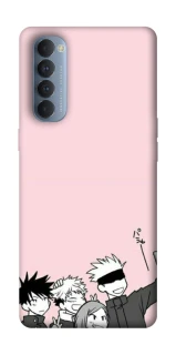 Чехол на Oppo Reno 4 Pro jujutsu kaisen v1 фото 1 из 1