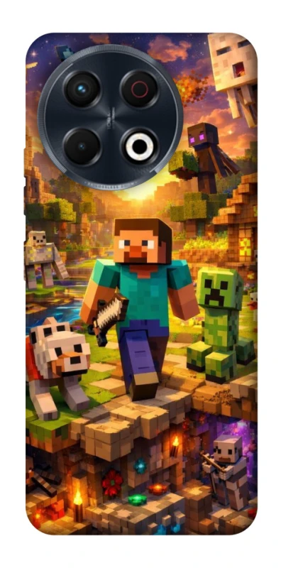 Чохол на TECNO Spark 30 Pro (KL7) Minecraft v6 фото 1 з 1