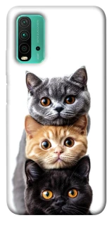 Чохол на Xiaomi Redmi Note 9 4G / Redmi 9 Power Гарні котики фото 1 з 1