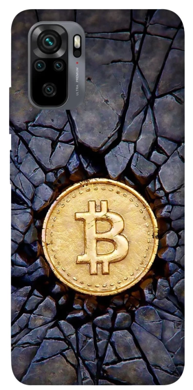 Чохол на Xiaomi Poco M5s Bitcoin cracks фото 1 з 1