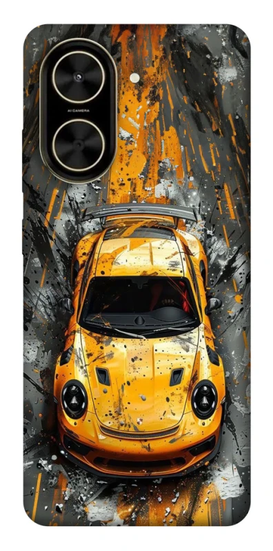 Чехол на Xiaomi Poco C71 Drawn Porsche фото 1 из 1