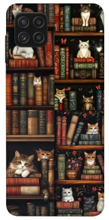 Чехол на Samsung Galaxy A22 4G Cats & Books фото 1 из 1