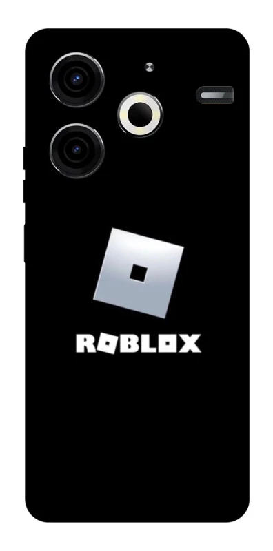 Чохол на TECNO Pova 6 Neo (LI6) Roblox logo black фото 1 з 1