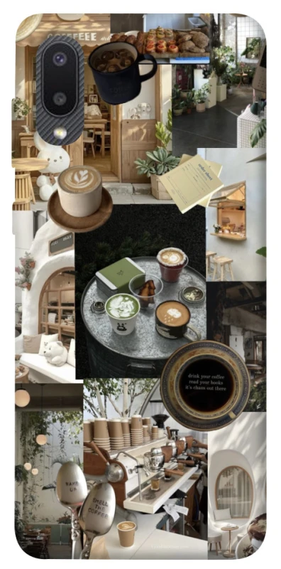Чохол на Samsung Galaxy A02 Coffee collage ver.4 фото 1 з 1