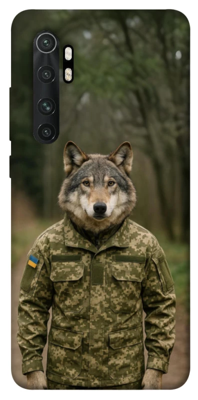 Чохол на Xiaomi Mi Note 10 Lite Вовк захисник фото 1 з 1