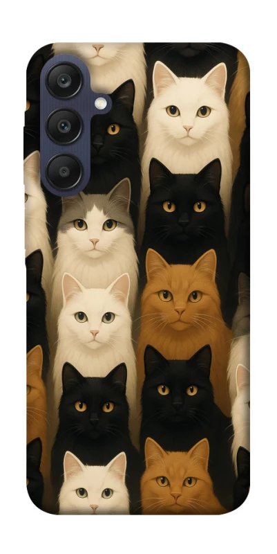 Чохол на Samsung Galaxy A25 5G Colorful Cat Collage фото 1 з 1
