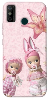 Чехол на TECNO Spark 6 Go Vintage Blossom Twins фото 1 из 1