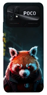 Чохол на Xiaomi Poco C40 Cyber Red Panda фото 1 з 1