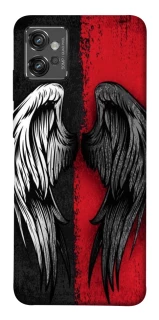 Чехол на Motorola Moto G32 Angel and Devil фото 1 из 1