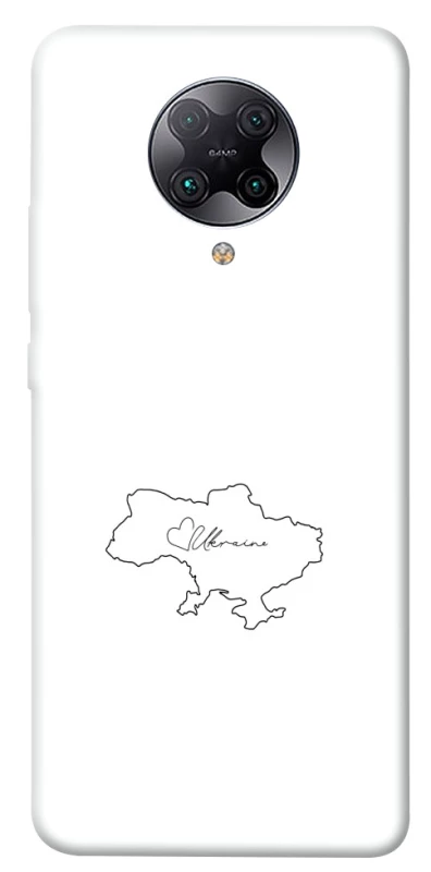 Чохол на Xiaomi Redmi K30 Pro / Poco F2 Pro Ukraine map фото 1 з 1