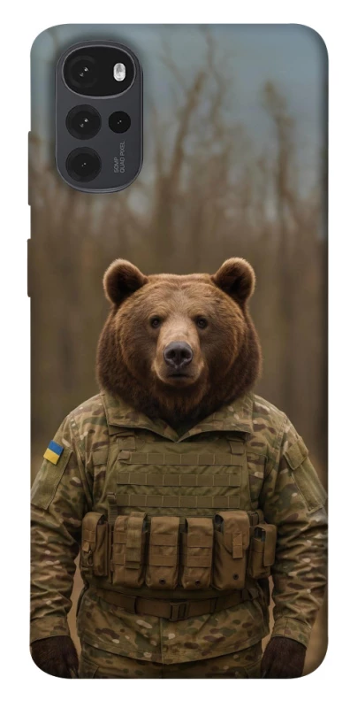Чохол на Motorola Moto G22 Ведмідь захисник фото 1 з 1