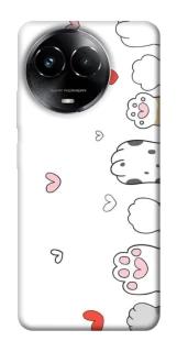 Чехол на Realme C67 4G Paws фото 1 из 1