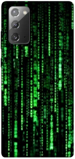 Чехол на Samsung Galaxy Note 20 Matrix Code фото 1 Чехол на Samsung Galaxy Note 20 Matrix Code фото 1 из 1