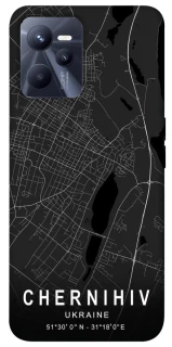 Чехол на Realme C35 Chernihiv map фото 1 из 1
