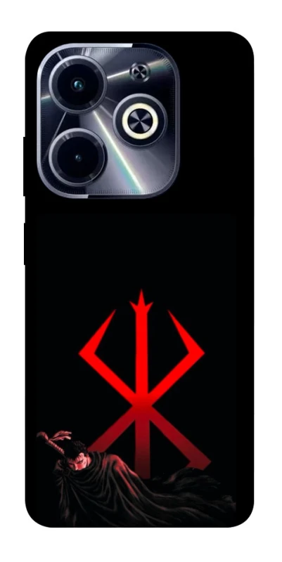 Чохол на Infinix Hot 40i Berserk Red Logo фото 1 з 1