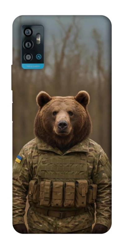 Чохол на ZTE Blade A71 Ведмідь захисник фото 1 з 1