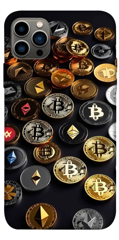 Чехол на Apple iPhone 12 Pro (6.1") Many coins фото 1 из 1