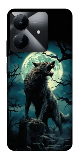 Чохол на Realme Note 60x Вовк під місяцем фото 1 з 1