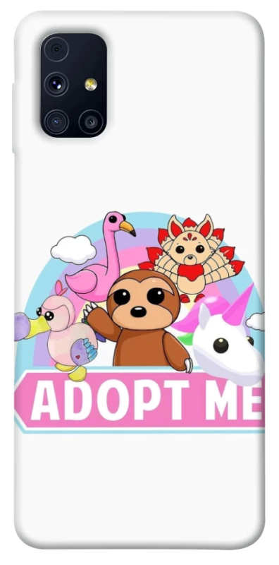 Чохол на Samsung Galaxy M31s Adopt Me Pets Logo фото 1 з 1