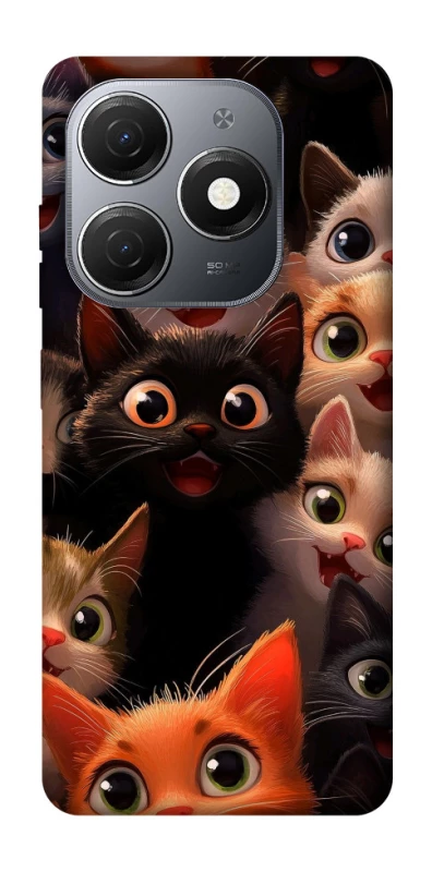 Чохол на TECNO Spark 20 happy cats фото 1 з 1