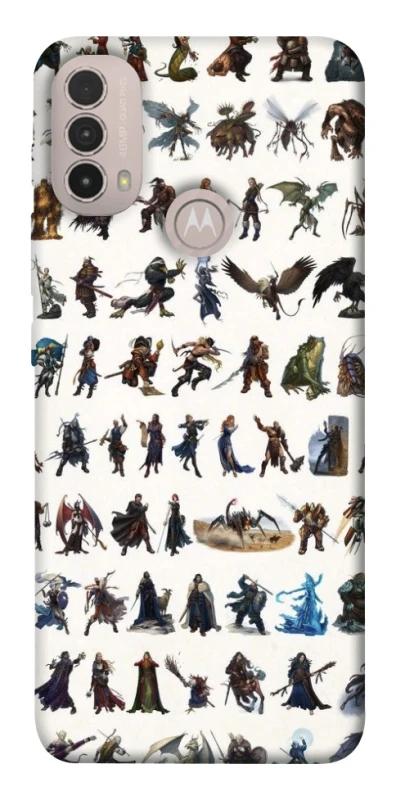 Чохол на Motorola Moto E40 Character Selection фото 1 з 1