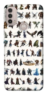 Чохол на Motorola Moto E40 Character Selection фото 1 з 1
