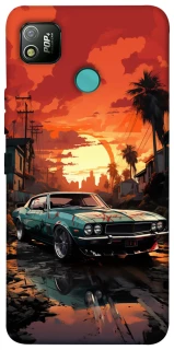 Чохол на TECNO POP 4 Car at sunset фото 1 з 1