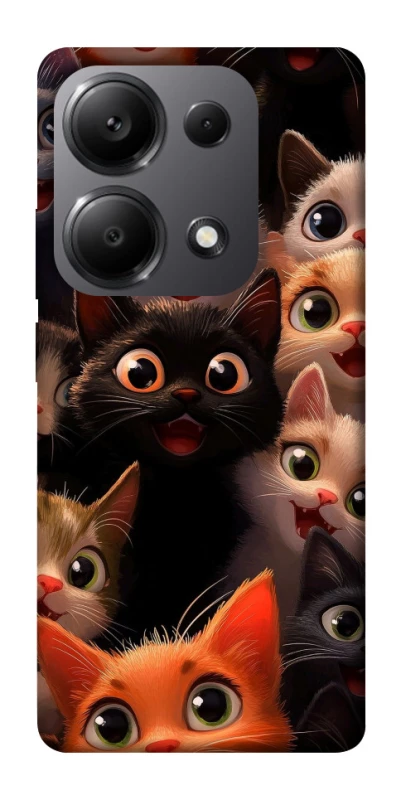 Чохол на Xiaomi Redmi Note 13 Pro 4G happy cats фото 1 з 1