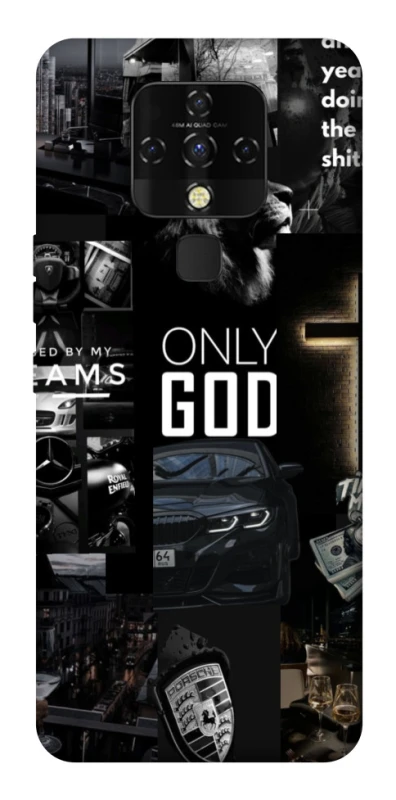 Чехол на TECNO Camon 16 SE Only God фото 1 из 1