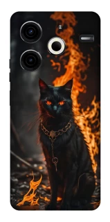 Чохол на TECNO Pova 6 Neo (LI6) Вогняний кіт фото 1 з 1