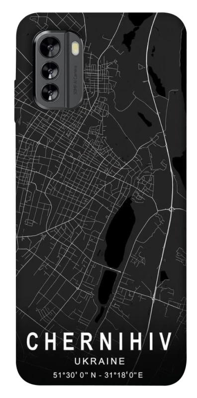 Чехол на Nokia G60 Chernihiv map фото 1 из 1