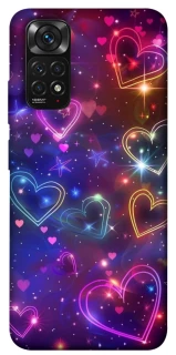 Чохол на Xiaomi Redmi Note 11 (Global) / Note 11S Drawn hearts фото 1 з 1