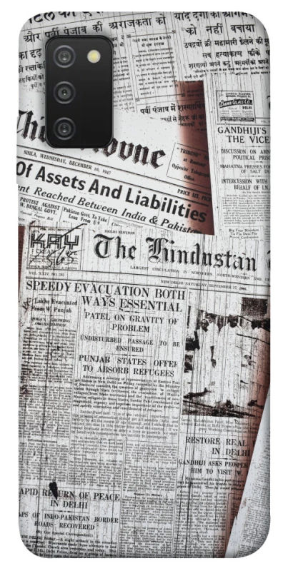 Чохол на Samsung Galaxy A03s Газети фото 1 з 1