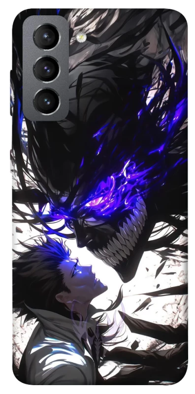 Чохол на Samsung Galaxy S21 FE Black soul anime фото 1 з 1