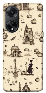 Чехол на Oppo A58 4G Halloween aesthetic ver.1 фото 1 из 1