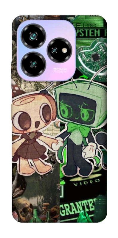 Чохол на ZTE Nubia V60 Dandy World Shelly Art фото 1 з 1