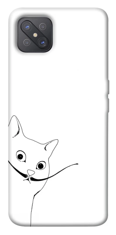 Чохол на Oppo A92s Кіт Дали фото 1 з 1