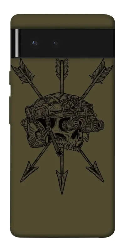 Чохол на Google Pixel 6 Mil skull фото 1 з 1