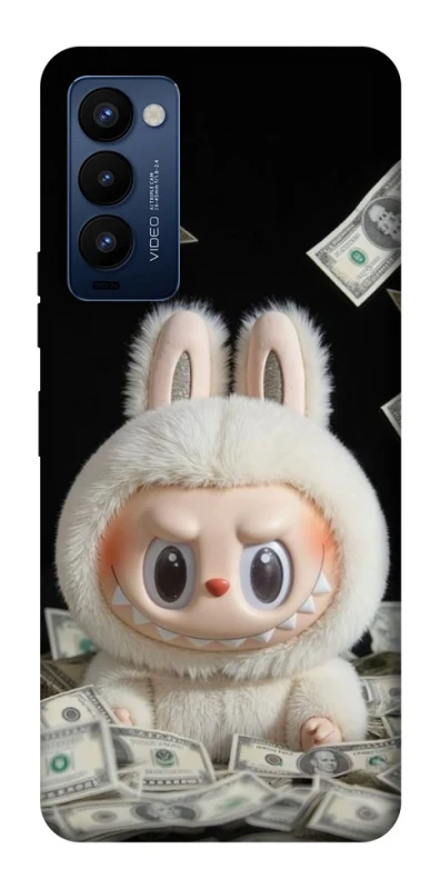 Чехол на TECNO Camon 18 Pro Dollar Labubu фото 1 из 1