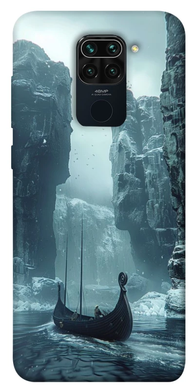 Чехол на Xiaomi Redmi Note 9 / Redmi 10X Nordic drakkar фото 1 из 1