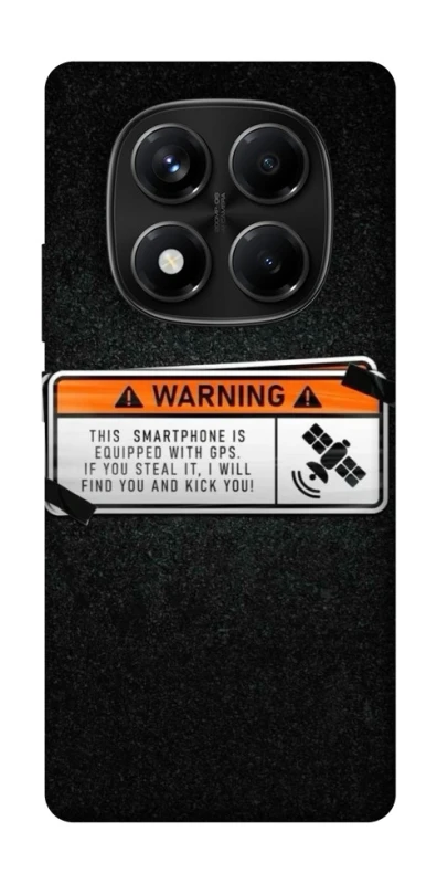 Чохол на Xiaomi Redmi Note 14 Pro 4G Warning фото 1 з 1