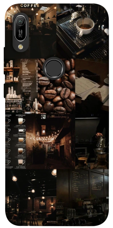 Чохол на Huawei Y6 (2019) Coffee collage ver.1 фото 1 з 1