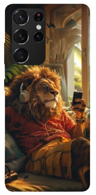Чехол на Samsung Galaxy S21 Ultra Лев v2 фото 1 из 1