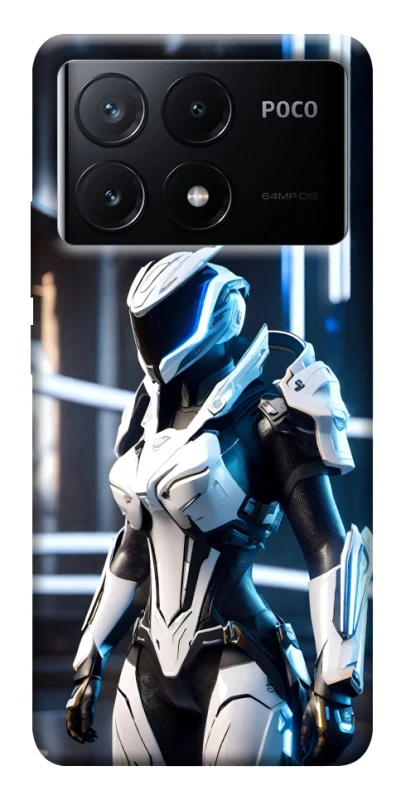 Чохол на Xiaomi Poco X6 Cyber space girl ver.6 фото 1 з 1