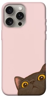 Чехол на Apple iPhone 15 Pro Max (6.7") Peeping cat фото 1 из 1