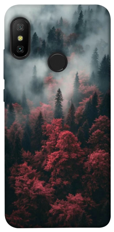 Чохол на Xiaomi Mi A2 Lite / Xiaomi Redmi 6 Pro Red Wood фото 1 з 1