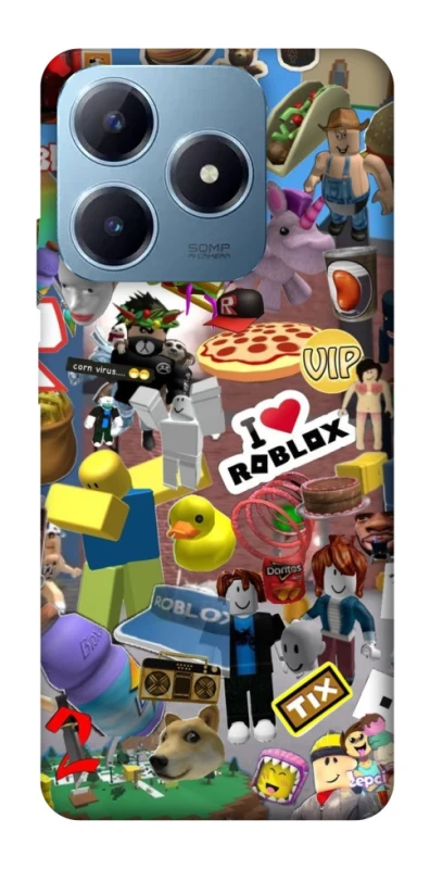 Чехол на Realme C63 Roblox collage ver.5 фото 1 из 1