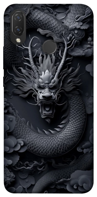 Чехол на Huawei P Smart+ (nova 3i) black dragon фото 1 из 1