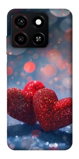 Чехол на ZTE Blade A35 4G Red hearts фото 1 из 1
